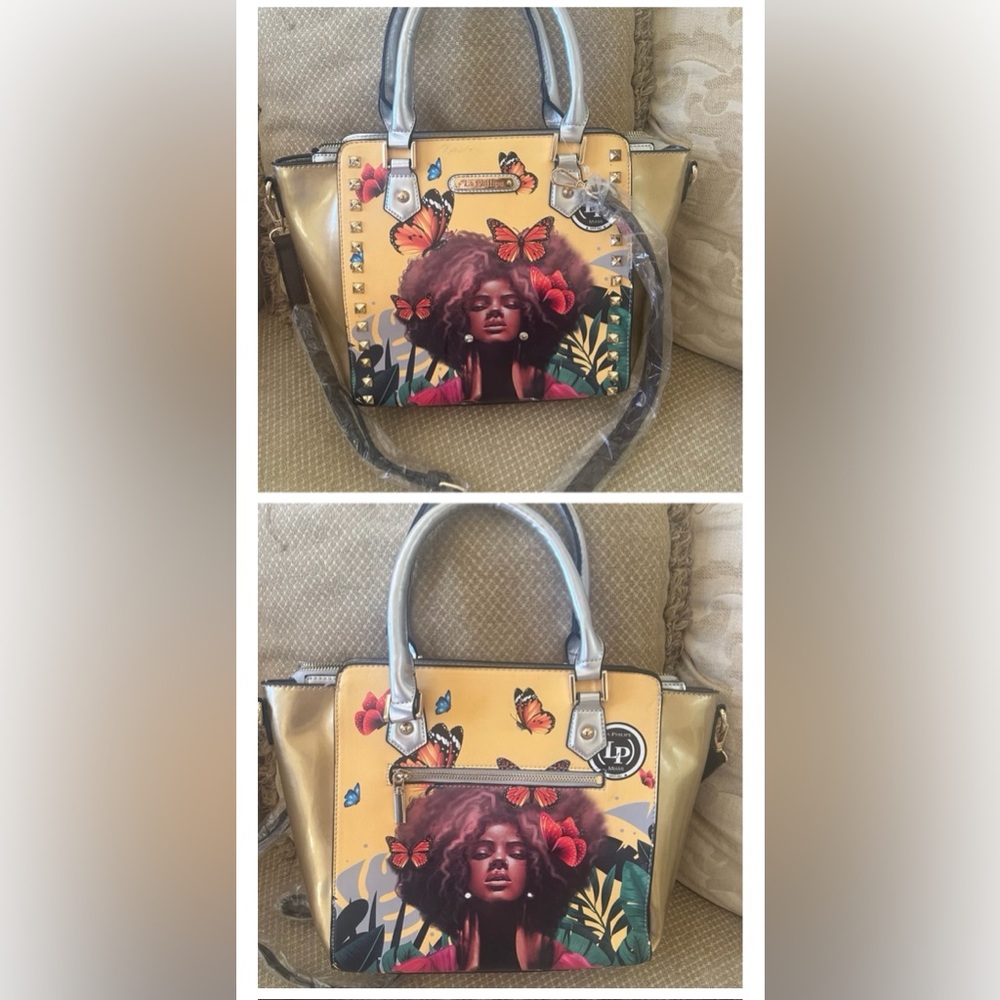 La Philipe Butterfly Fly Trapeze Satchel